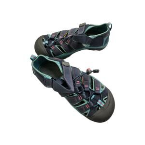 Keen Newport Waterproof Outdoor Hiking Teal Pink Sandals Shoes Kids Size 4/EU 36